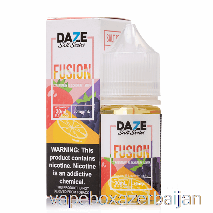 Vape Azerbaijan Strawberry Blackberry Lemon - 7 Daze Fusion Salt - 30mL 30mg